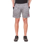 3 - Fitinc Melange Shorts with Both Side Safety Zippered Pockets,  XL  Gray 