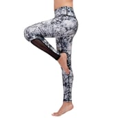 4 - Swee Women's Plain Leggings (SweeAth103),  Grey  Large 