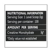 supplementfact - Healthvit Creamax Purest Creatine Monohydrate,  Unflavoured  0.66 lb 