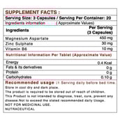 supplementfact - Pharm Grade ZMA,  60 capsules  Unlfavoured 