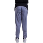 1 - Fitup Life Color Block Men Track Pants with Black Strip,  Grey  Large 