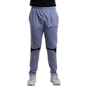 3 - Fitup Life Color Block Men Track Pants with Black Strip,  Grey  Medium 