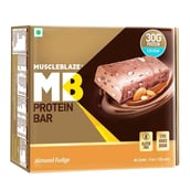 MuscleBlaze Hi-Protein Bar (30g Protein) OP,  6 Piece(s)/Pack  Almond Fudge 