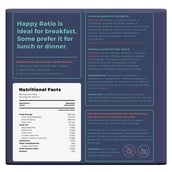 nutritioninfo - Happy Ratio The Drink for Complete Nutrition,  10 Piece(s)/Pack  Vanilla 