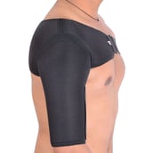 Bone Rap Shoulder Support Neoprene, Black Free Size