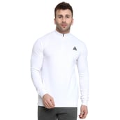 1 - Aesthetic Bodies Men's Dry Fit Drag Jacket, White Medium