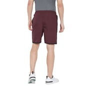 4 - Masch Mens Regular Fit Polyester Shorts (MSSH 0618 CS S2P MRN), Small Maroon