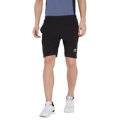 1 - Masch Mens Regular Fit Polyester Shorts (MSSH 0618 CS FLOCK BNEON),  Small  Black 