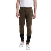 1 - Masch Mens Regular Fit Polyester Cotton Joggers (MSTP 1218 CS FBP CTNOGRB),  Olive Green  XL 