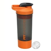 Jaypee Plus Fit Shaker with 2 Storage Compartments, Grey Orange 750 ml