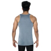 2 - Decisive Fintess Gym Vest Tank Top,  Grey  Medium 