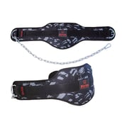 Xtrim 8 Inch Dipping Belt Heavy Duty 32 Inch Steel Chain Extra Padded Durable Design,  Multi Color  Adjustable 