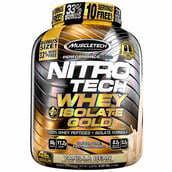 MuscleTech Nitrotech Whey Plus Isolate Gold,  4 lb  Vanilla Bean 
