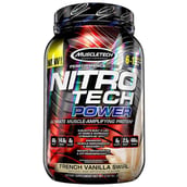 MuscleTech Performance Series NitroTech Power, 2 lb French Vanilla Swirl