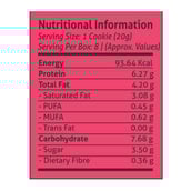 Supplement - Eat Anytime Protein Cookies Gluten Free,  160 g  Cranberry 