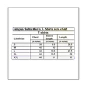 5 - Campus Sutra Solid Men Mandarin Collar T Shirt,  Grey  XL 