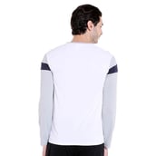 1 - Campus Sutra Solid Men Round or Crew T Shirt,  White  Small 