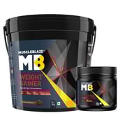 MuscleBlaze CreaPRO Creatine with Creapure Unflavoured 0.55 lb & Weight Gainer with Added Digezyme Combo