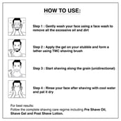 3 - The Man Company Shave Gel,  100 ml  Lemon 