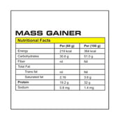supplement - Protein Scoop Mass Gainer, 2.2 lb Chocolate