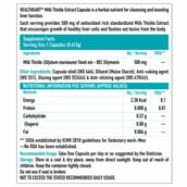 supplement - HealthKart Milk Thistle, 60 capsules