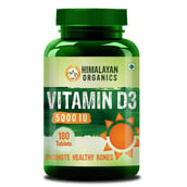 3 - Himalayan Organics Vitamin D3 5000iu,  180 tablet(s) 