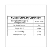nutrition - VAHDAM Chamomile Mint Citrus Green Tea, 15 Piece(s)/Pack Natural