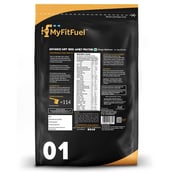 Back - MyFitFuel Advance MFF 100% Whey Protein,  8.8 lb  Mango Alphonso 