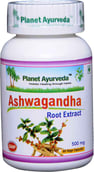 Planet Ayurveda Ashwagandha, 60 capsules