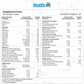 supplement - Healthvit Cenvitan Whole Food Multivitamin for Men,  60 tablet(s)  Unflavoured 