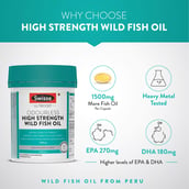 3 - Swisse Ultiboost Odourless High Strength Wild Fish Oil, 40 capsules
