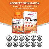 6 - St.Botanica Salmon Fish Oil 1000mg Advanced,  60 softgels 