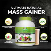3 - Plix Sport Plant Based Mass Gainer, 5.5 lb Rich Chocolate