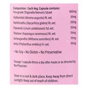 1 - Ek-Tek Vedaz PCOS for The Management of Polycystic Ovary Syndrome in Women,  60 veggie capsule(s) 