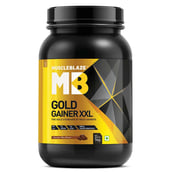 1 - MuscleBlaze Gold Gainer XXL OP, 2.2 lb Chocolate Bliss