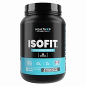1 - HealthXP Isofit Whey Protein Isolate, 2.2 lb Cookies & Cream