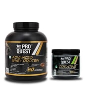 1 - Proquest Advanced Whey Protein 4.4lb & Creatine Monohydrate 0.55lb Combo, 2 Piece(s)/Pack Milk Chocolate & Unflavoured