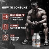 7 - Big Flex King Mammoth Mass Gainer, 6.6 lb Strawberry Banana