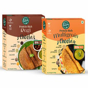 1 - The Naturik Co Ragi & Multigrain Cheela Mix Combo, Natural 2 Piece(s)/Pack