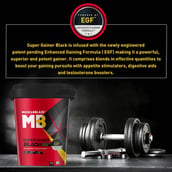 7 - MuscleBlaze Super Gainer Black OP,  11 lb  Chocolate 