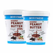 1 - Myfitness Chocolate Peanut Butter Combo Pack,  510 g  Crispy & Smooth 