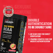 7 - GNC AMP Gold Series BCAA Advanced,  0.88 lb  30 Servings  Kiwi Strawberry 