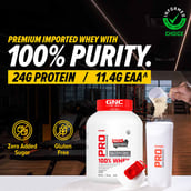 4 - GNC Pro Performance 100% Whey Protein & White Shaker 700 ml Combo, 4 lb Chocolate Fudge