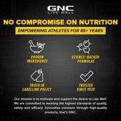 9 - GNC Pro Performance 100% Whey Protein & White Shaker 700 ml Combo, 4 lb Chocolate Fudge
