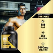 9 - MuscleBlaze High Protein Gold Gainer, 6 lb Chocolate Bliss