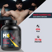 9 - MuscleBlaze Mass Gainer XXL, 6.6 lb Chocolate