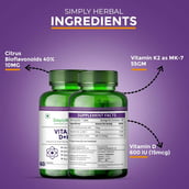3 - Simply Herbal Vitamin D+K2, 60 tablet(s) Unflavoured