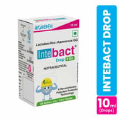 11 - Dr. Morepen Intebact Drop 2 Bn Probiotic,  10 ml  Unflavoured 