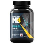 6 - MuscleBlaze Fish Oil 1000mg & MB-Vite Multivitamin Combo, 2 Piece(s)/Pack 30 tablets & 30 capsules