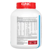 6 - GNC Pro Performance Weight Gainer & White Plastic Shaker 750ml Combo, 6.6 lb Double Chocolate